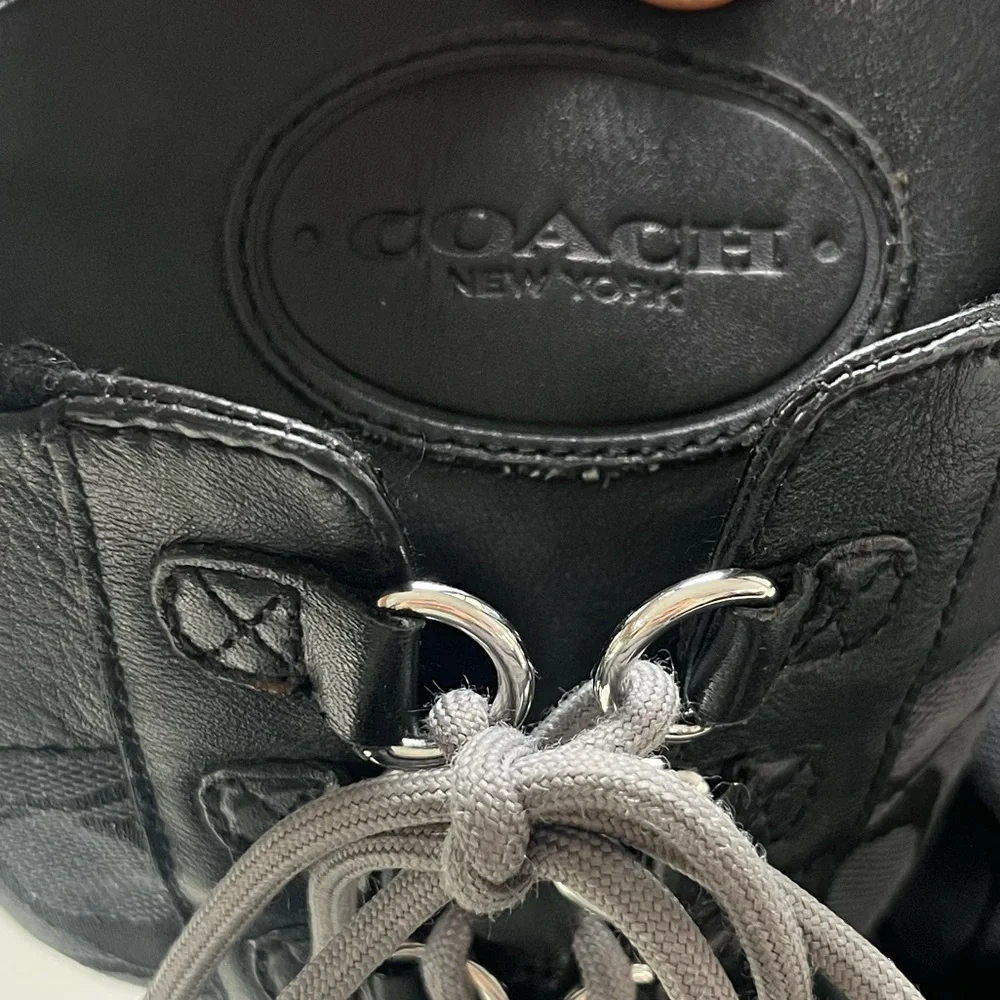 Coach Black Signature Laura Rain and Snow Boot Women’s 10
